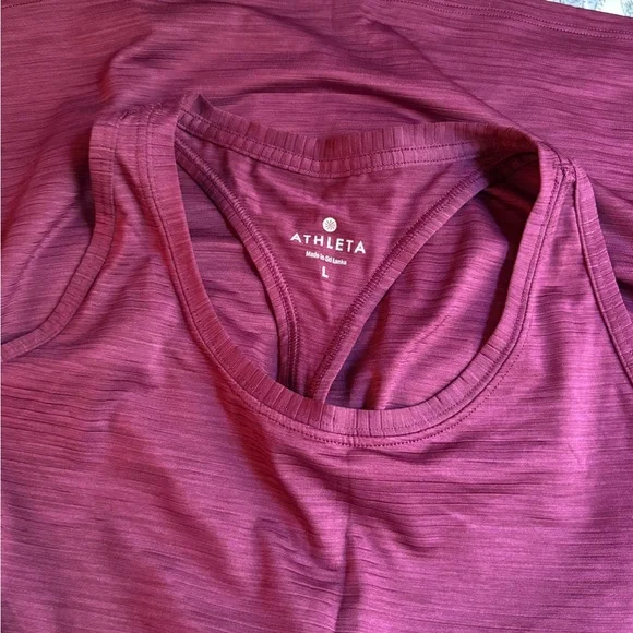 Athleta Berry Sleeveless Top - Picture 1 of 5